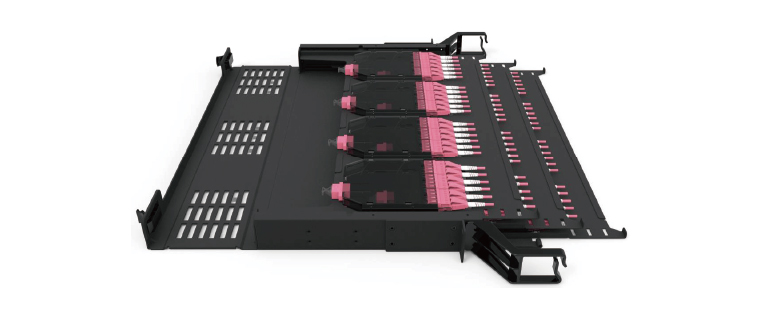1U144芯 高密度MPO配线箱
